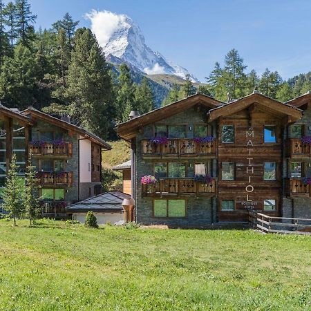 Matthiol Boutique Hotel Zermatt Exterior foto